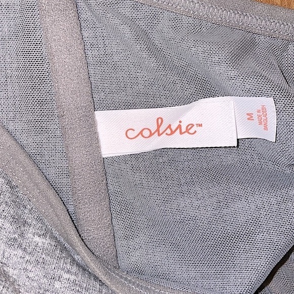 Colsie gray corset top size M - Picture 3 of 11